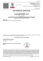 EagleBurgmann Espey Zertifikat BV Mode II