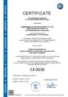 PED 2014-68-EU Annex III Module H (Certification for the development, manufacture and distribution of pressure equipment of supply systems, mechanical seals and magnetic couplings)