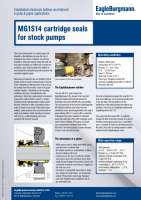 Solution: Cartridge seal MG1S14 for stock pumps